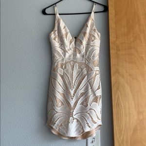 White/Nude Lace dress